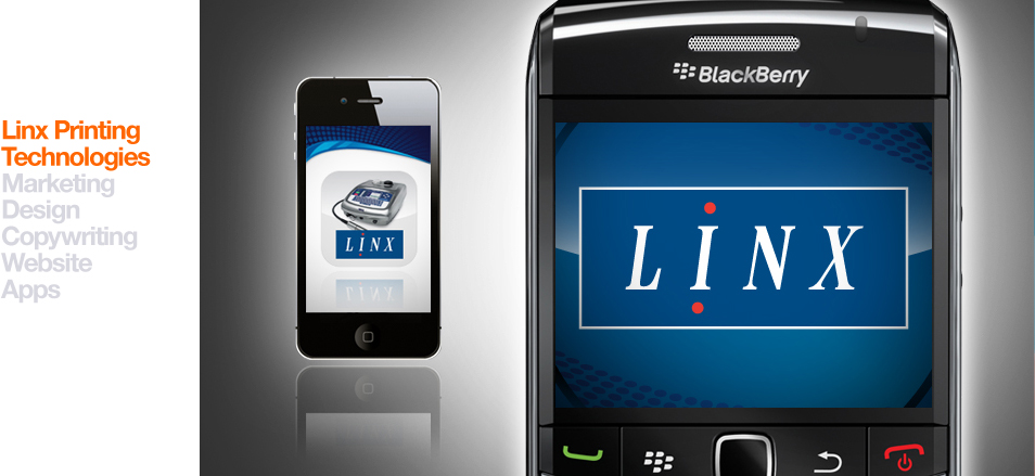 Linx Printing Technologies - Smartphone application design and development for iPhone, Blackberry and Android platforms